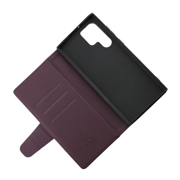 Rvelon Samsung Galaxy S22 Ultra Fodral Magnetiskt Avtagbart Skal Lila