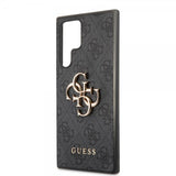 Guess Samsung Galaxy S22 Ultra Skal 4G Logo Svart