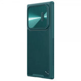 Nillkin Samsung Galaxy S22 Ultra Skal CamShield Leather Grön