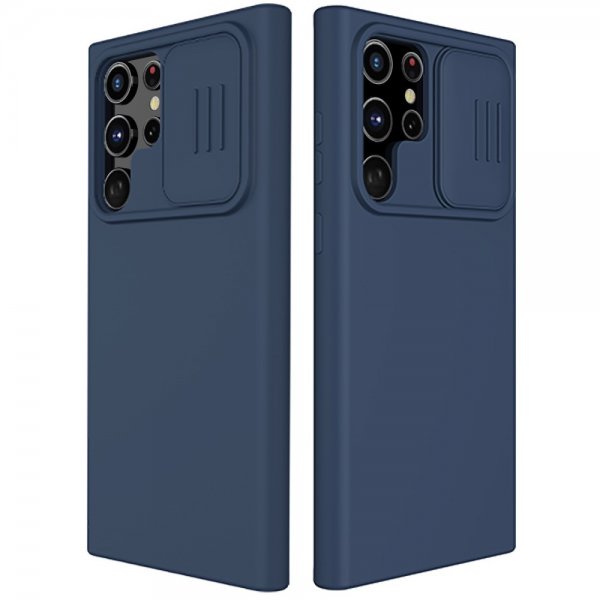 Nillkin Samsung Galaxy S22 Ultra Skal CamShield Silky Blå