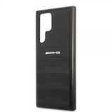 AMG Samsung Galaxy S22 Ultra Skal Debossed Lines Svart
