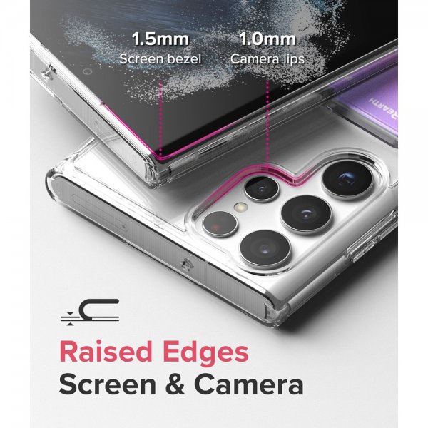 Ringke Samsung Galaxy S22 Ultra Skal Fusion Card Clear