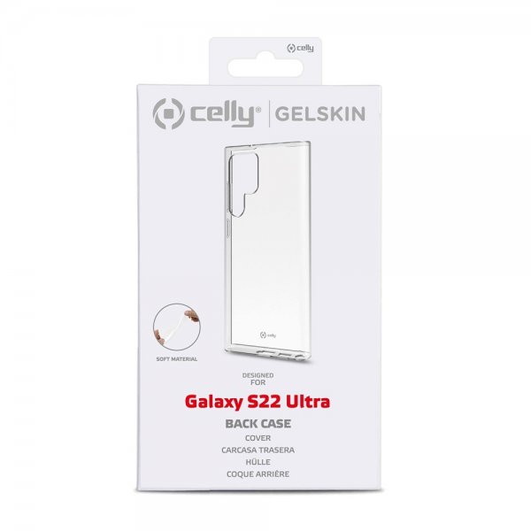 Celly Samsung Galaxy S22 Ultra Skal GELSKIN Transparent