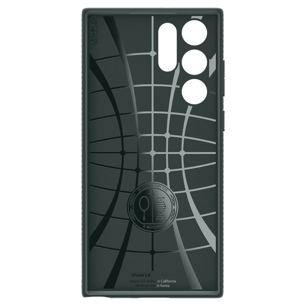Spigen Samsung Galaxy S22 Ultra Skal Liquid Air Abyss Green
