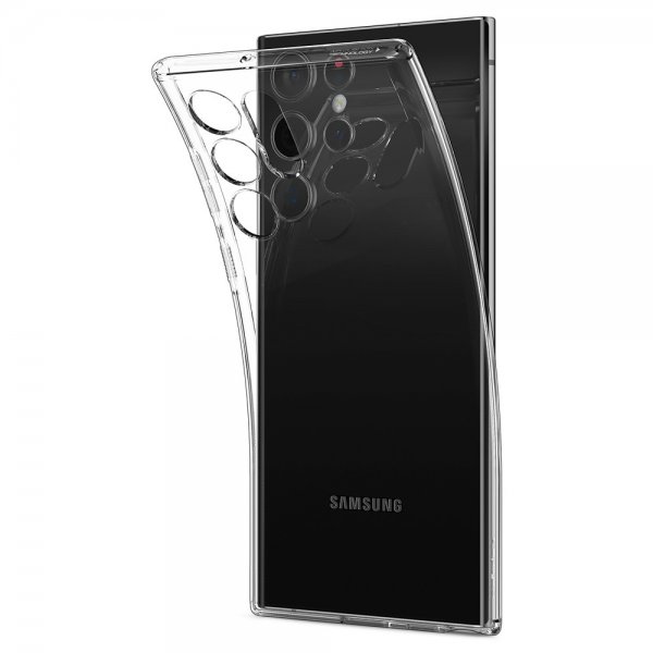 Spigen Samsung Galaxy S22 Ultra Skal Liquid Crystal Crystal Clear