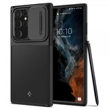 Spigen Samsung Galaxy S22 Ultra Skal Optik Armor Svart