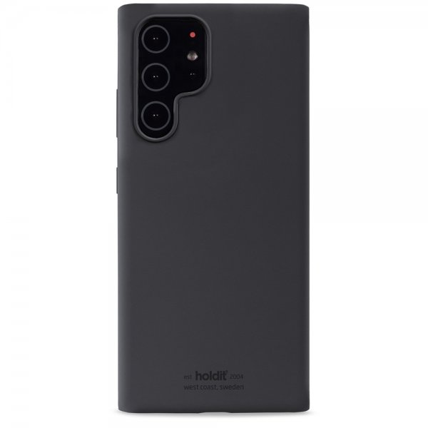Holdit Samsung Galaxy S22 Ultra Skal Silikon Svart