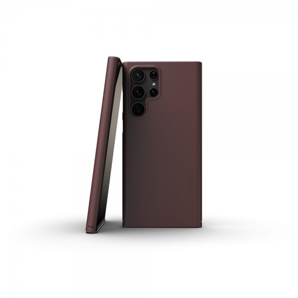 Nudient Samsung Galaxy S22 Ultra Skal Thin Case V3 Sangria Red