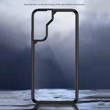 Ipaky Samsung Galaxy S22 Ultra Skal Transparent Baksida Svart