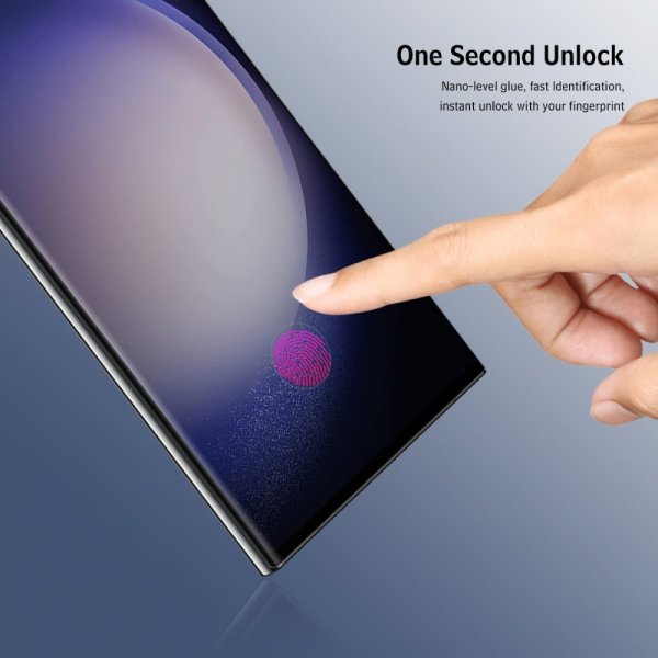 Enkay Samsung Galaxy S22 Ultra Skärmskydd med Monteringsram Easy Install