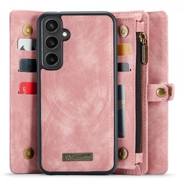 CaseMe Samsung Galaxy S23 FE Fodral 008 Series Löstagbart Skal Rosa