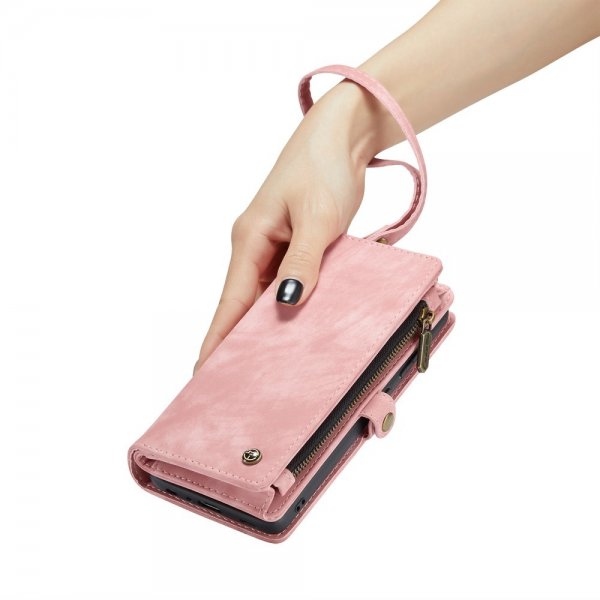 CaseMe Samsung Galaxy S23 FE Fodral 008 Series Löstagbart Skal Rosa
