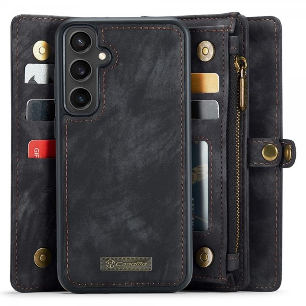 CaseMe Samsung Galaxy S23 FE Fodral 008 Series Löstagbart Skal Svart
