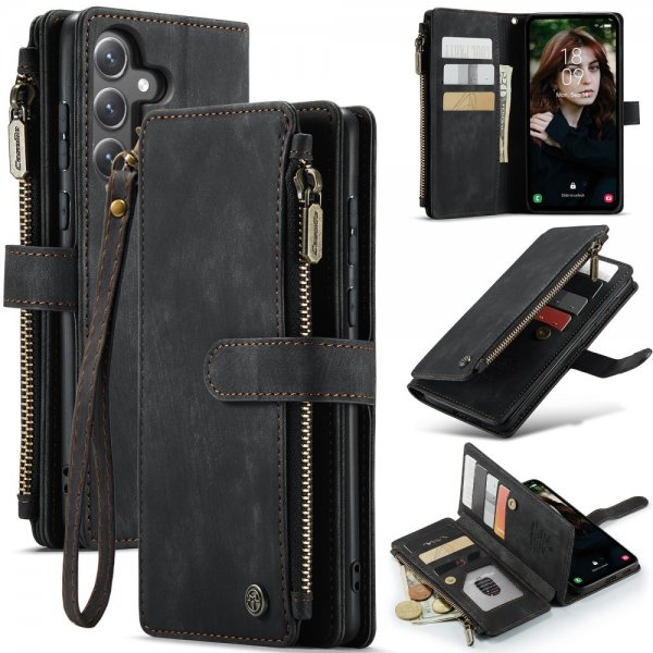 CaseMe Samsung Galaxy S23 FE Fodral C30 Series Svart