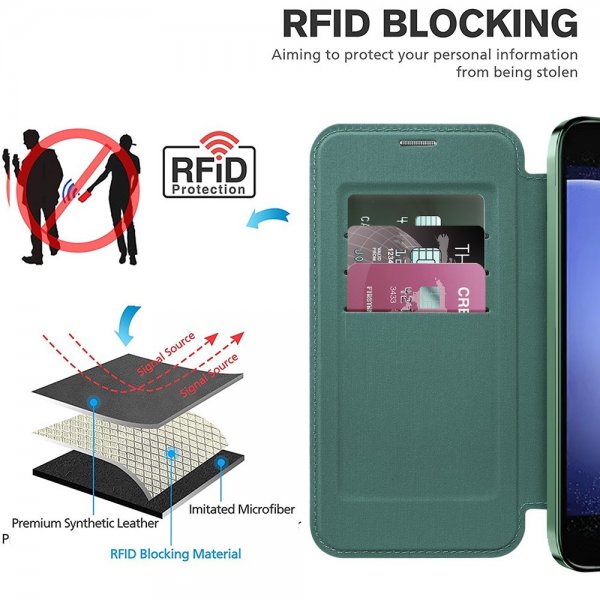 Samsung Galaxy S23 FE Fodral MagSafe Grön
