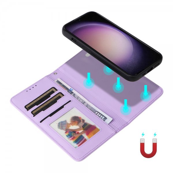 Betopnice Samsung Galaxy S23 FE Fodral med Löstagbart Skal 005 Lila