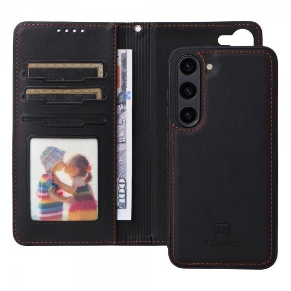 Betopnice Samsung Galaxy S23 FE Fodral med Löstagbart Skal 005 Svart