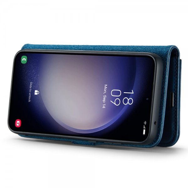 Dg.Ming Samsung Galaxy S23 FE Fodral med Löstagbart Skal Blå