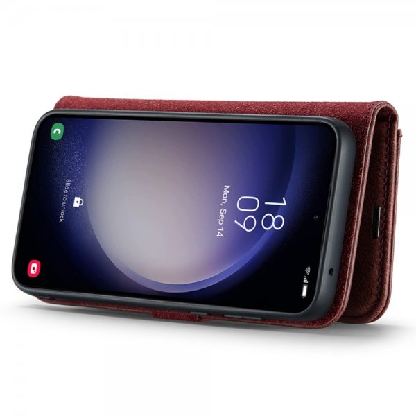 Dg.Ming Samsung Galaxy S23 FE Fodral med Löstagbart Skal Röd