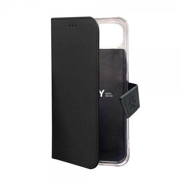 Celly Samsung Galaxy S23 FE Fodral Wally Wallet Case Svart