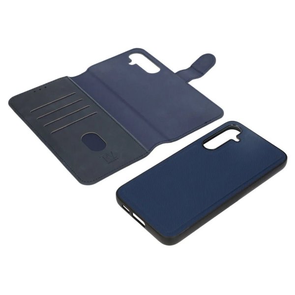 Rvelon Samsung Galaxy S23 FE Fodral Magnetiskt Avtagbart Skal Blå