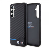 BMW Samsung Galaxy S23 FE Skal Carbon Blue Line Svart