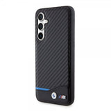 BMW Samsung Galaxy S23 FE Skal Carbon Blue Line Svart