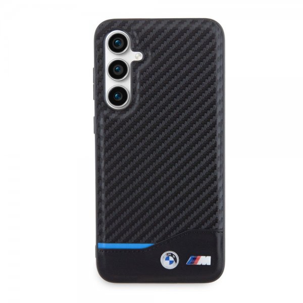 BMW Samsung Galaxy S23 FE Skal Carbon Blue Line Svart