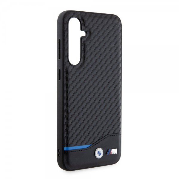 BMW Samsung Galaxy S23 FE Skal Carbon Blue Line Svart