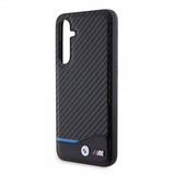 BMW Samsung Galaxy S23 FE Skal Carbon Blue Line Svart