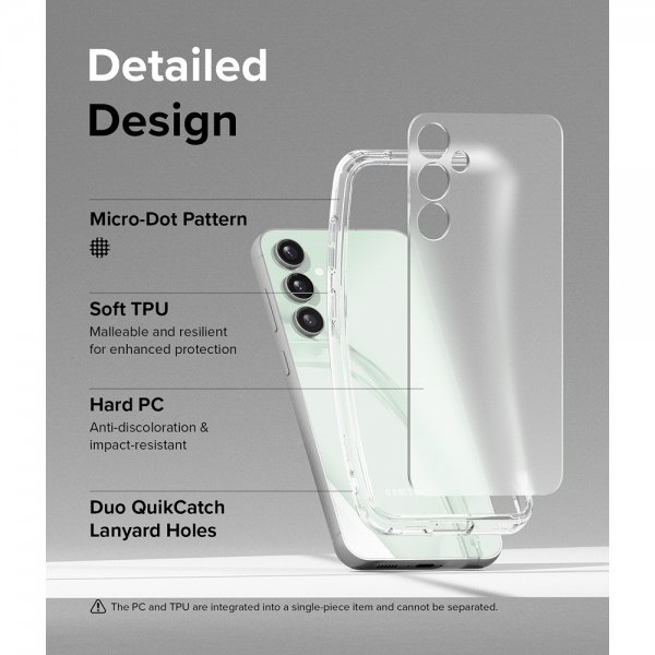 Ringke Samsung Galaxy S23 FE Skal Fusion Matte Clear