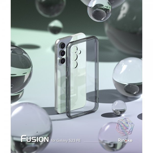 Ringke Samsung Galaxy S23 FE Skal Fusion Smoke Black