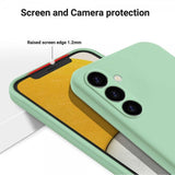 Samsung Galaxy S23 FE Skal med Strap Silikon Grön