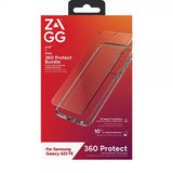 ZAGG Samsung Galaxy S23 FE Skal och Skärmskydd Luxe & Glass 360 Protect Bundle
