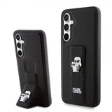 Karl Lagerfeld Samsung Galaxy S23 FE Skal Saffiano Grip Stand Svart