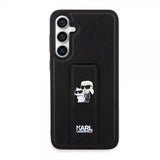 Karl Lagerfeld Samsung Galaxy S23 FE Skal Saffiano Grip Stand Svart