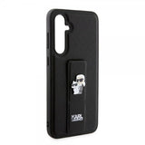 Karl Lagerfeld Samsung Galaxy S23 FE Skal Saffiano Grip Stand Svart