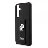 Karl Lagerfeld Samsung Galaxy S23 FE Skal Saffiano Grip Stand Svart