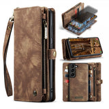 CaseMe Samsung Galaxy S23 Fodral 008 Series Löstagbart Skal Brun