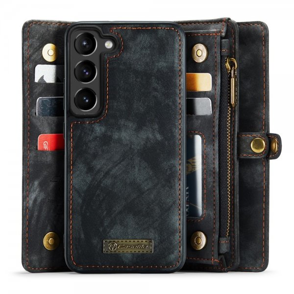 CaseMe Samsung Galaxy S23 Fodral 008 Series Löstagbart Skal Svart
