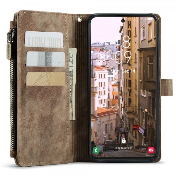 CaseMe Samsung Galaxy S23 Fodral C30 Series Brun