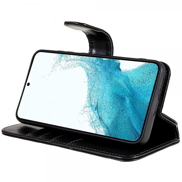 Nordic Covers Samsung Galaxy S23 Fodral Essential Leather Raven Black