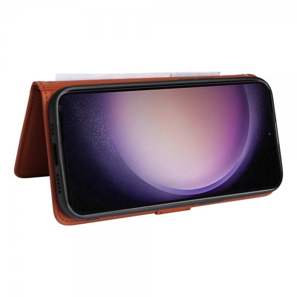 Betopnice Samsung Galaxy S23 Fodral med Löstagbart Skal 005 Brun