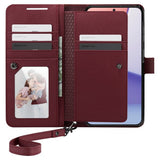 Spigen Samsung Galaxy S23 Fodral Wallet S Plus Burgundy