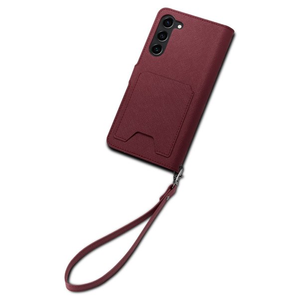 Spigen Samsung Galaxy S23 Fodral Wallet S Plus Burgundy