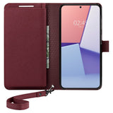 Spigen Samsung Galaxy S23 Fodral Wallet S Plus Burgundy