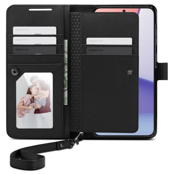 Spigen Samsung Galaxy S23 Fodral Wallet S Plus Svart