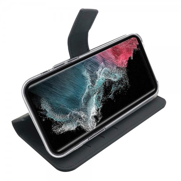 Celly Samsung Galaxy S23 Fodral Wally Wallet Case Svart