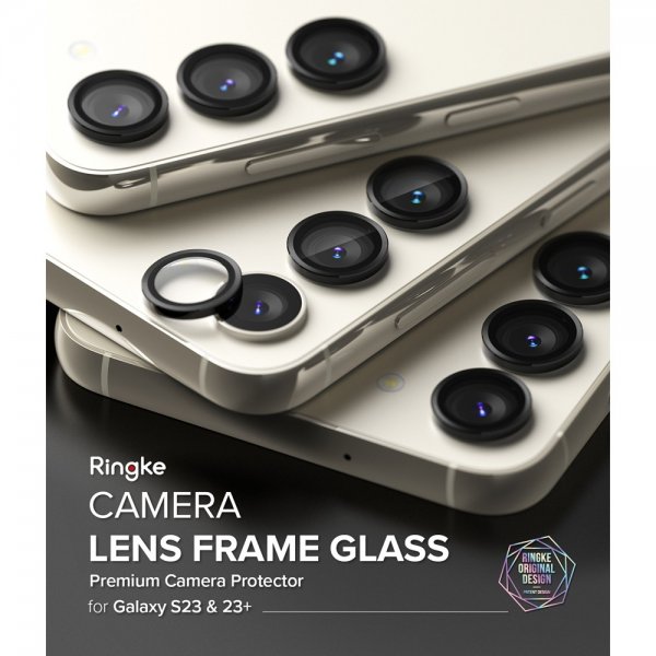Ringke Samsung Galaxy S23/Galaxy S23 Plus Kameraskydd Camera Lens Frame Svart