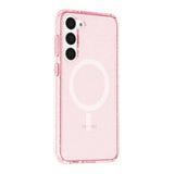 Samsung Galaxy S23 Skal Glitter MagSafe Rosa